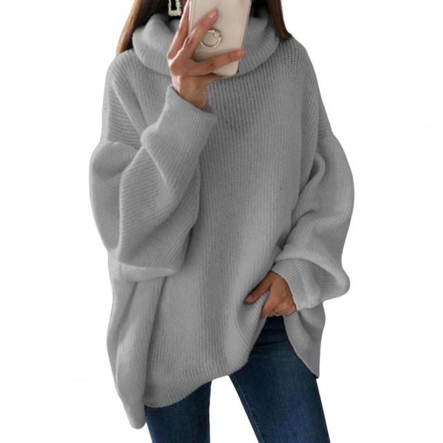 Übergroßer Rollkragenpullover für Damen