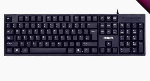 Gaming-Tastatur, kabelgebunden, 104 Tasten, ergonomisch, Hintergrundbeleuchtung, USB-Tastatur für Home-Office, Laptop, Arbeit, Gaming, Schwarz