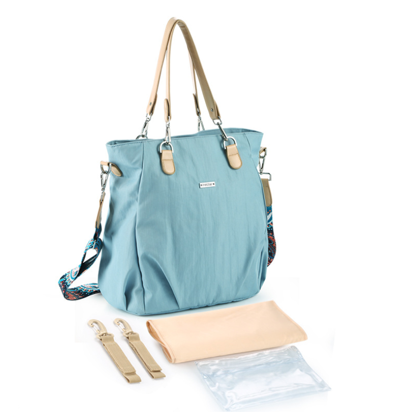 Fashionable Waterproof Nylon Shoulder Diaper Bag