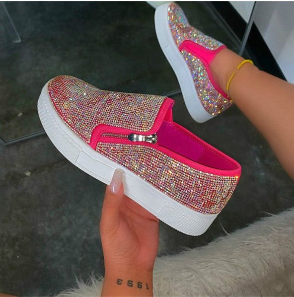 Glam Moccasin Sneakers - Ellegance DeLuxe (Pairs)