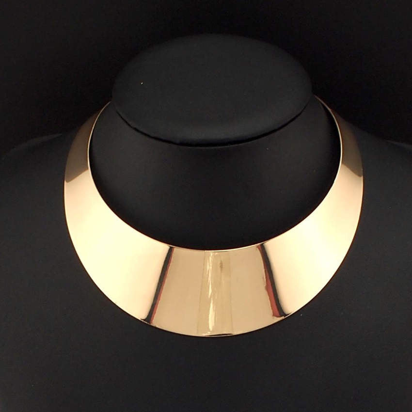 Stylische Metall-Choker-Halskette für Damen (Großhandel)