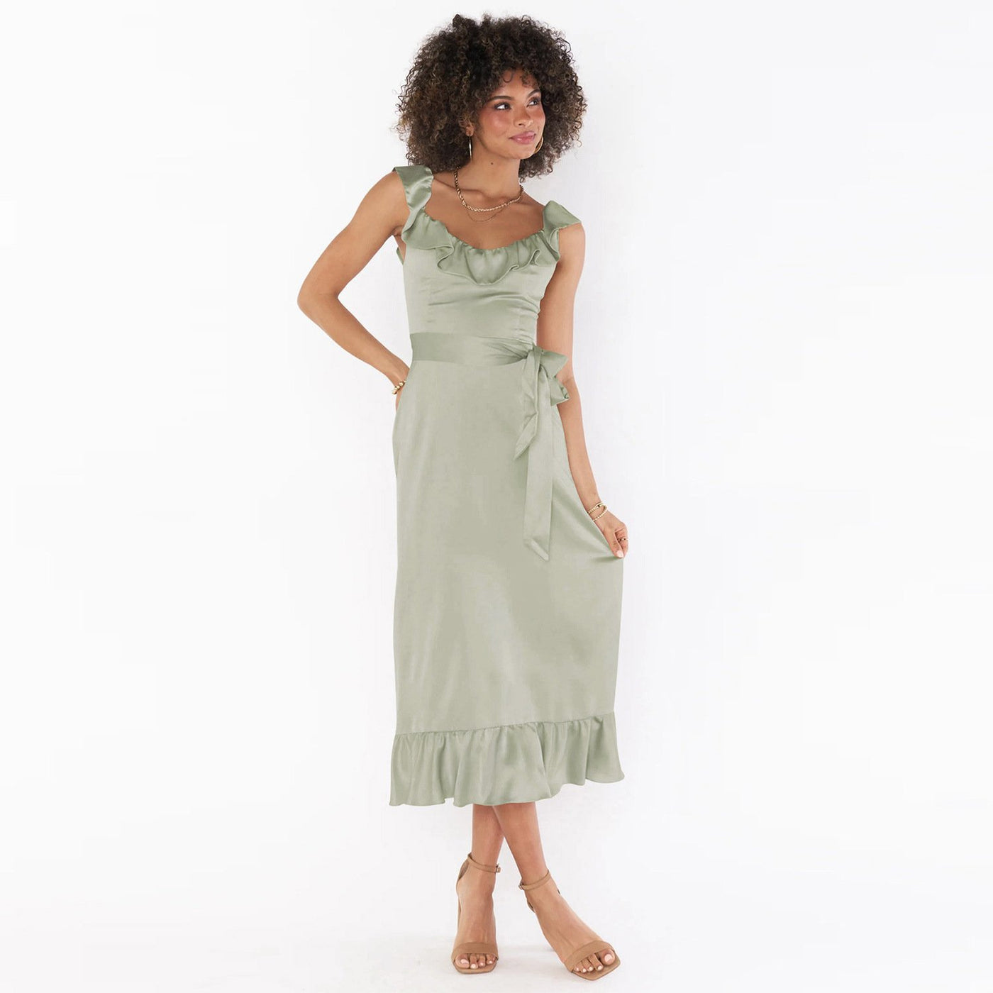 Lace Up Summer Dress for Women