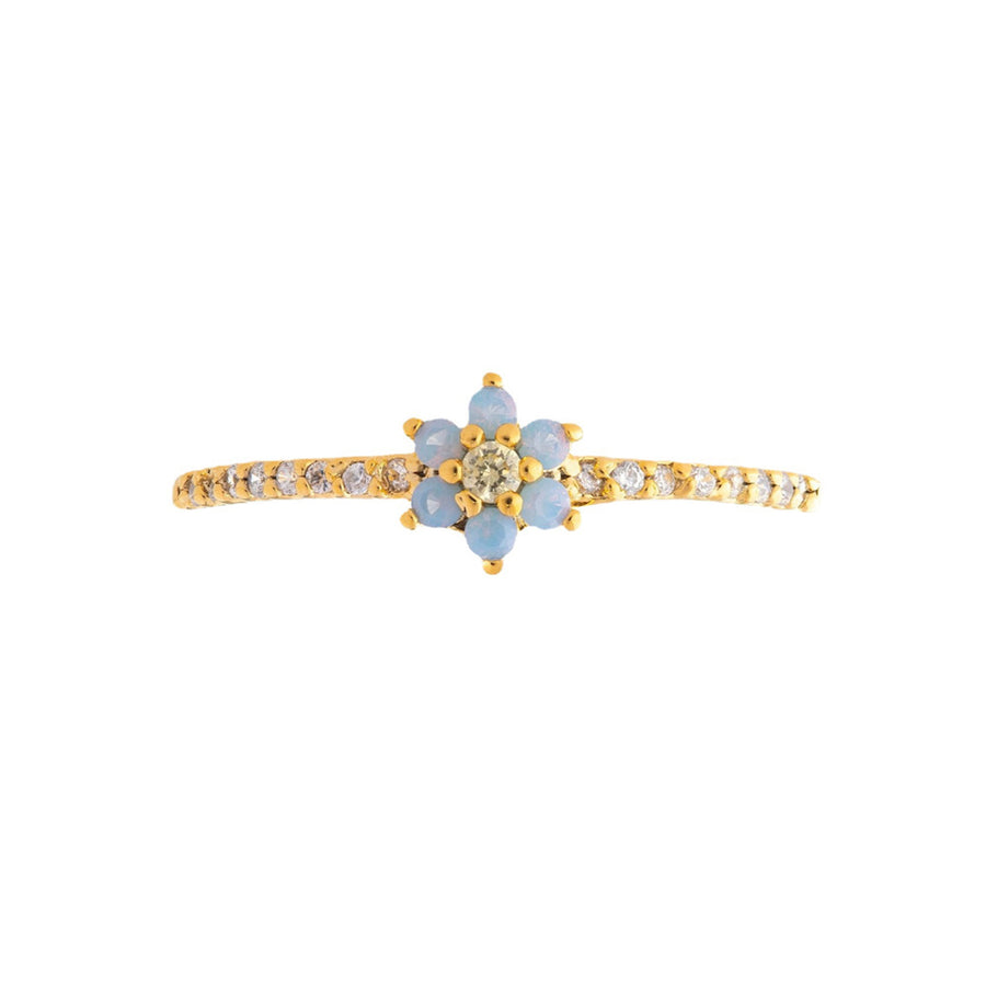 Cool Blue Ring for Women's Fashion Style