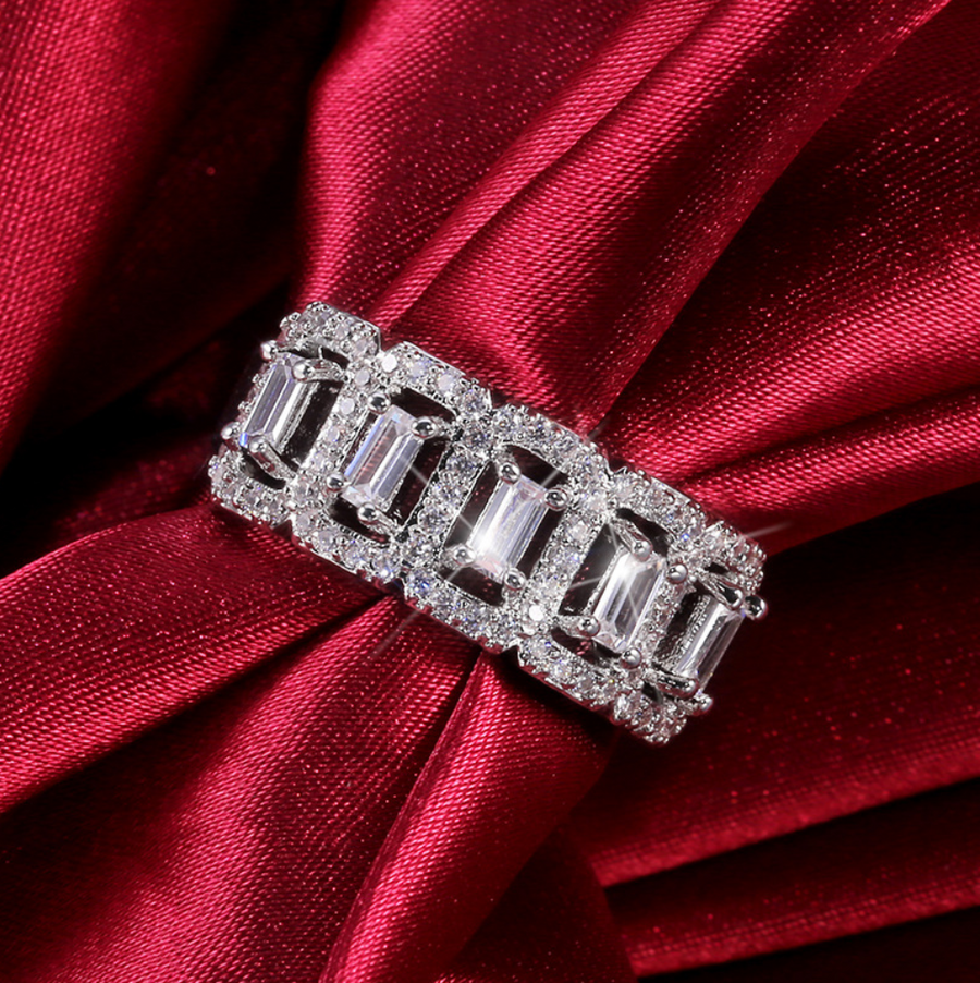 Fashion Copper Ring with Zircon for Women