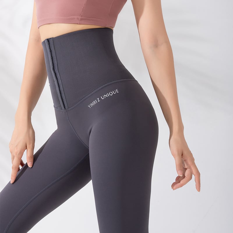 High-Waist Shaping-Fitness-Tights für Damen