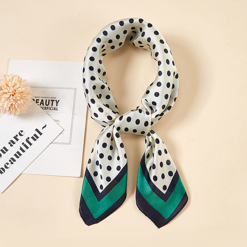 Versatile Polka Dot Scarf for Women - Fashion Accessory