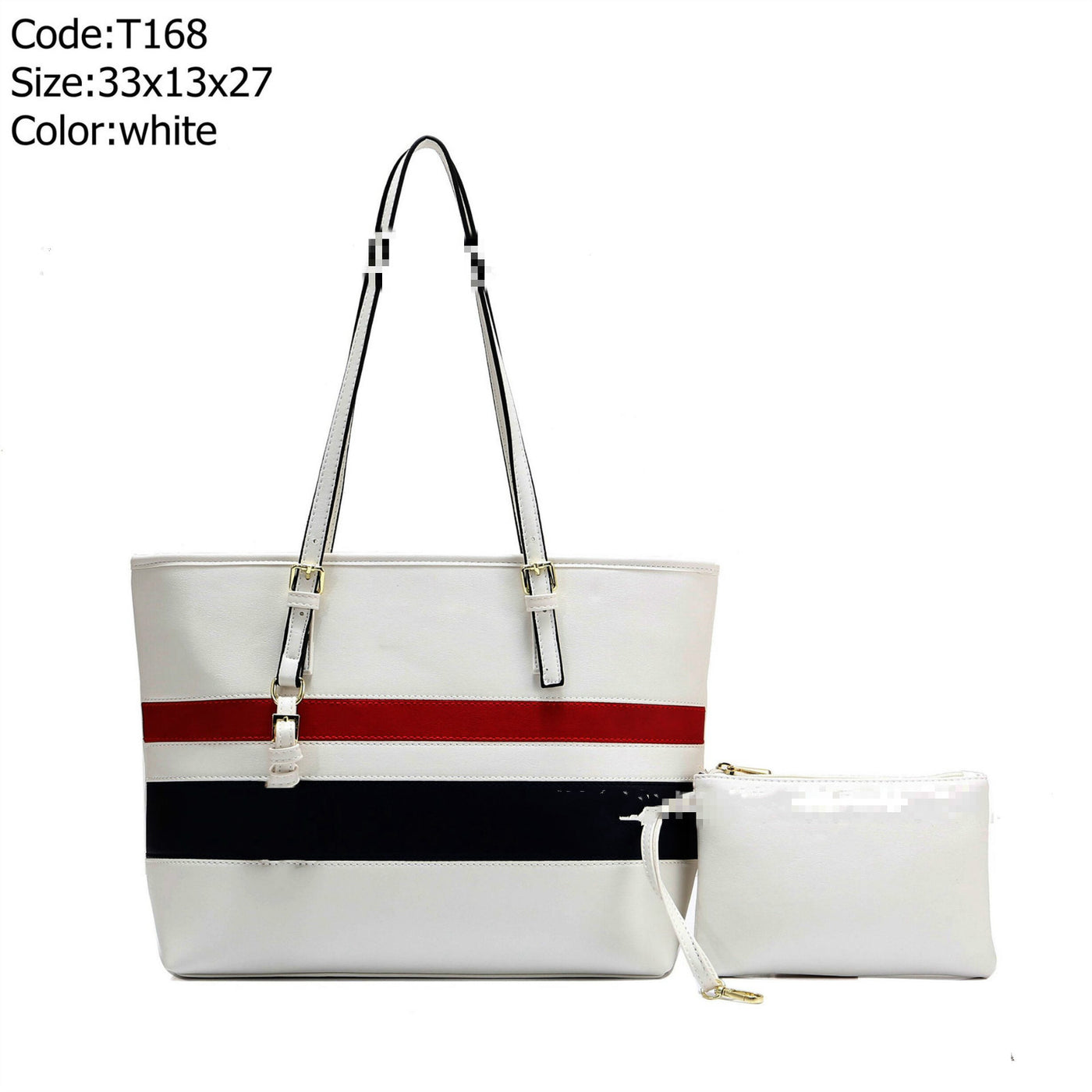 Large Capacity Color-Block Shoulder Bag for Women
