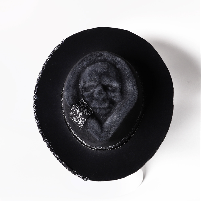 Handmade Skull Hat "Harvester of Sorrow" (One Piece)