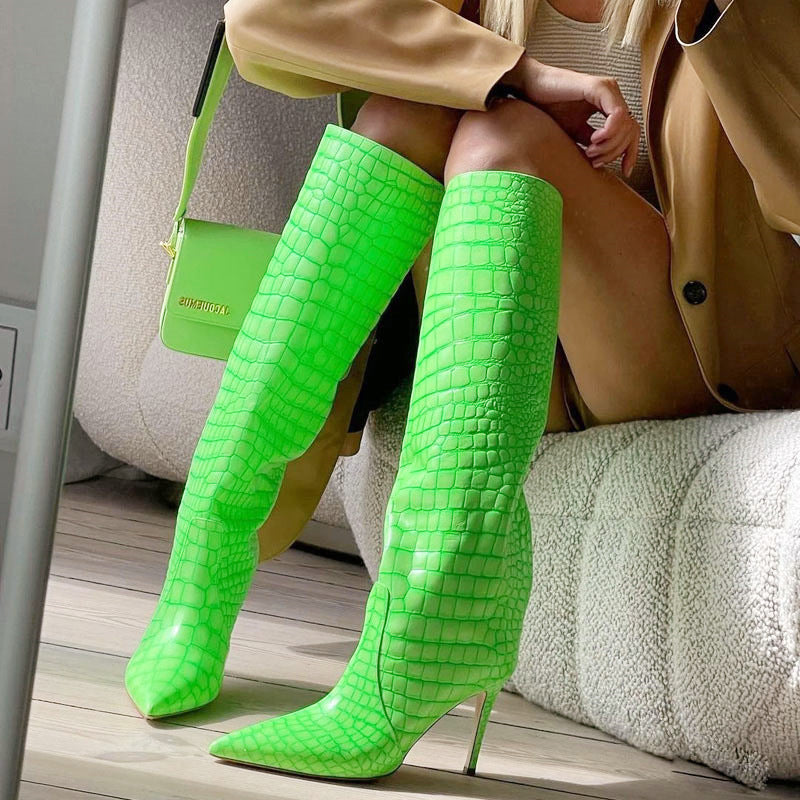2022 Fashion Tall Heeled Boots for Women (Plus Size)