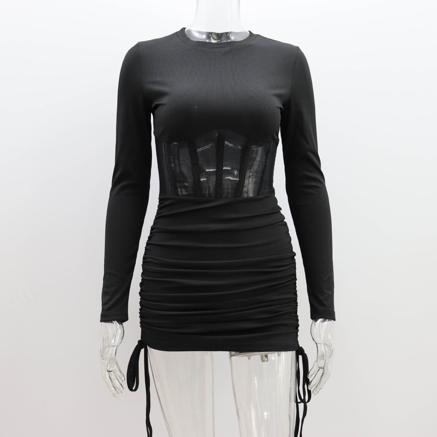 Lace Hollow Waist Dress for Women - Spring/Summer Fashion