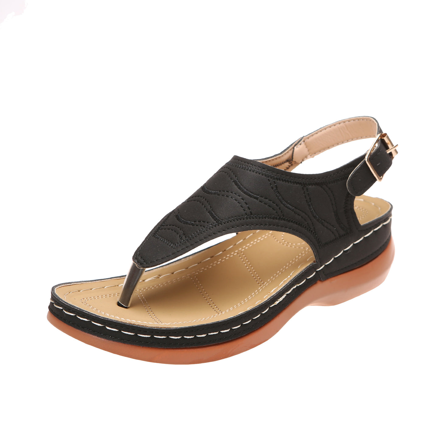 Women's Breathable Roman Style Wedge Sandals