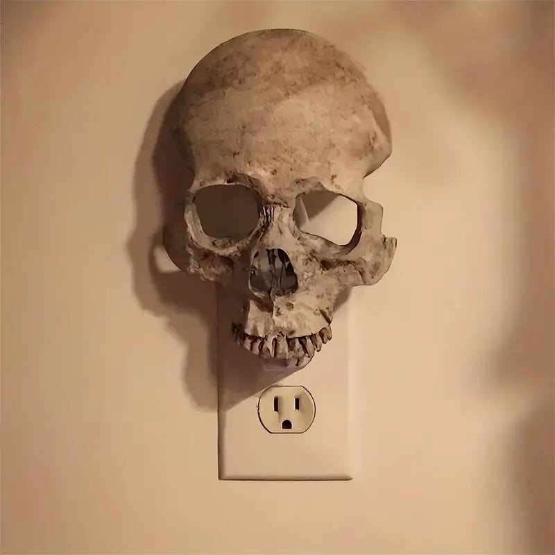 Day of the Dead Handmade Skull Lamp for Home Decor