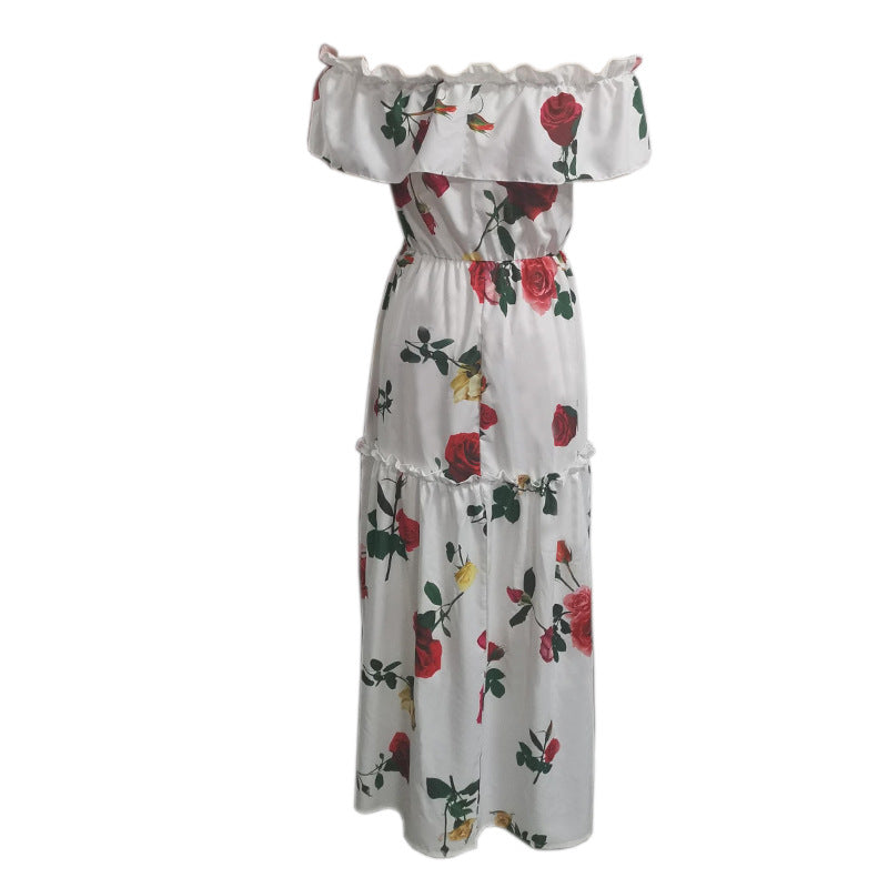 Off-Shoulder Loose Dress for Women