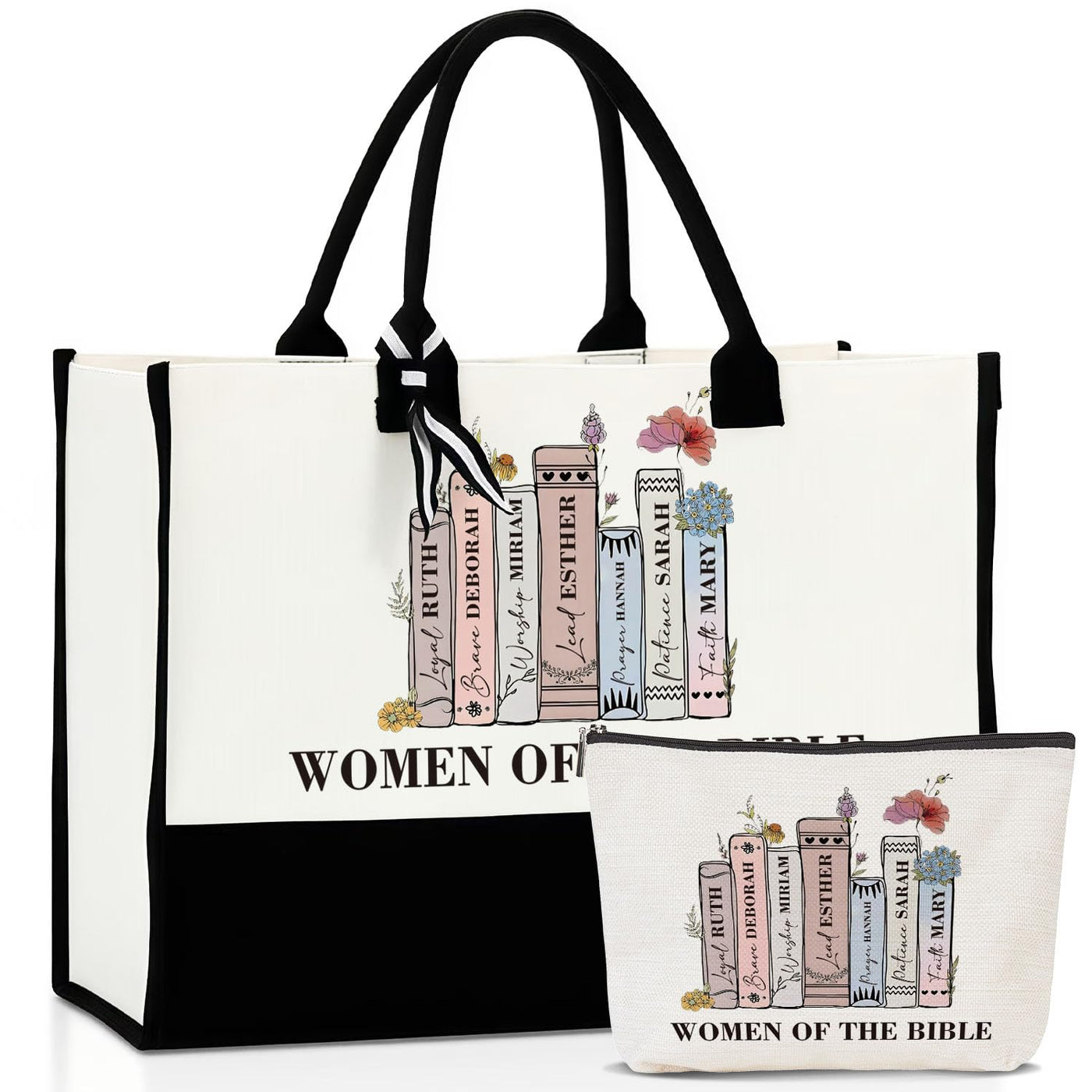 OQFGD Christian Gifts Christian Gift for Women Women of the Bible Bible Bags for Women Bible Tote Bag for Women Religious Gift for Christian Inspiration Religious Gifts For Women