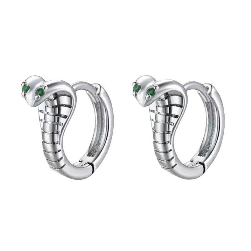 Cobra Fashion Ear Studs for Men and Women Gift